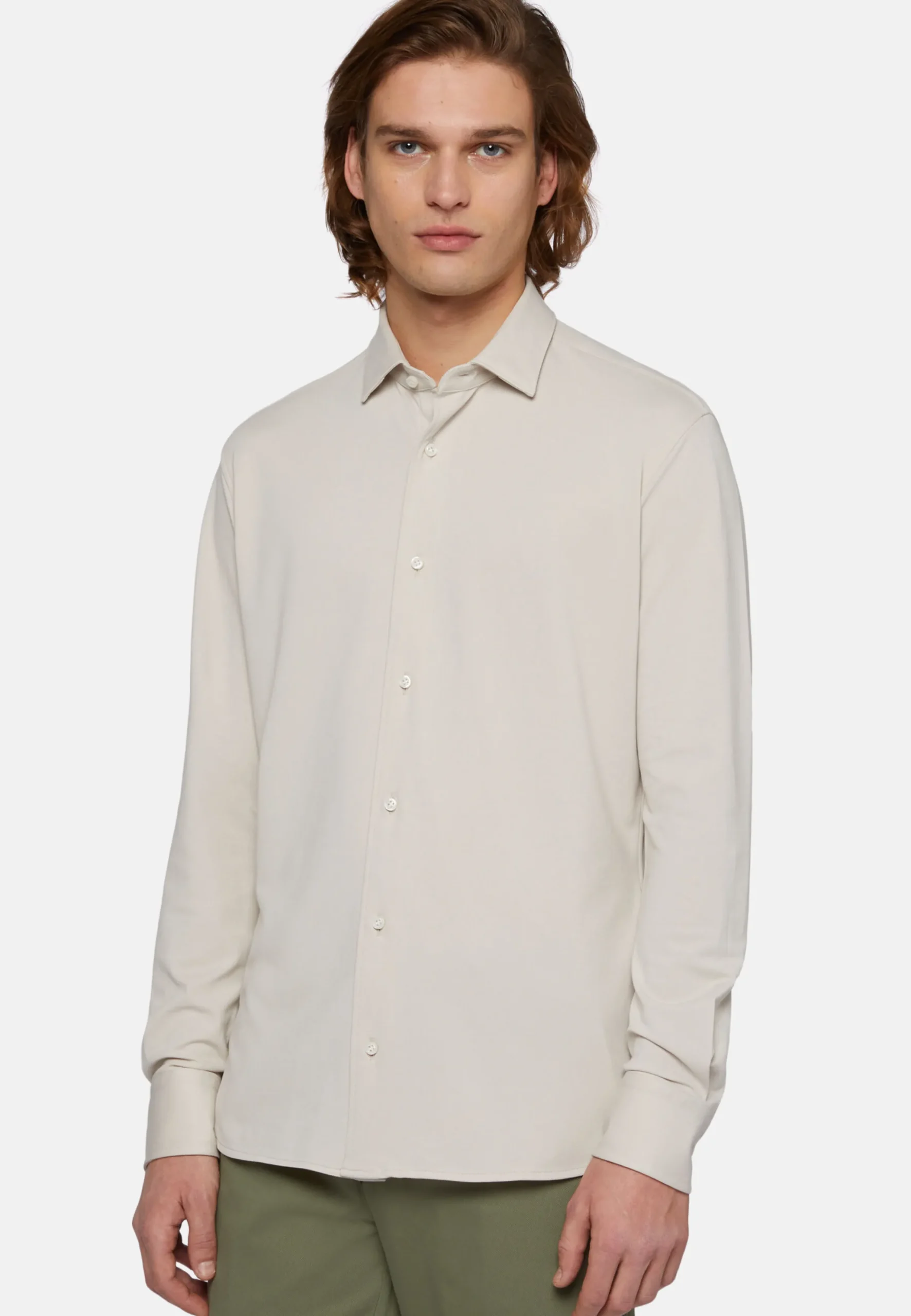 Polo Camicia In Piquè Performante Regular Fit