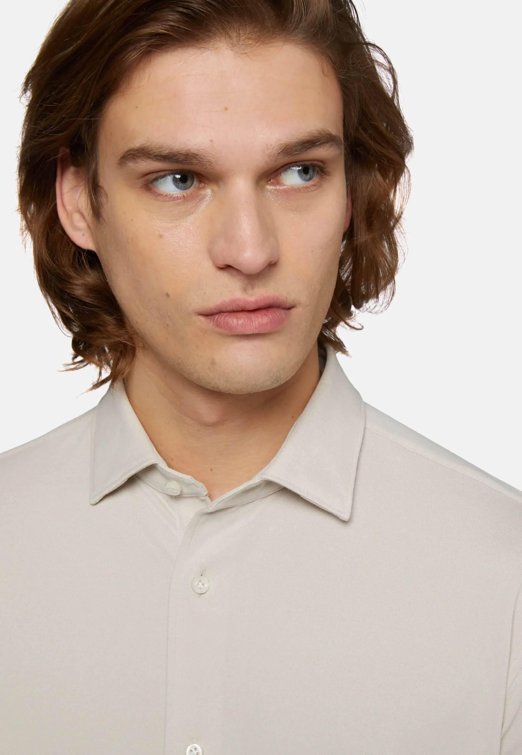Polo Camicia In Piquè Performante Regular Fit