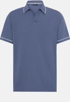 Polo Di Maglia Marrone In Cotone Crêpe