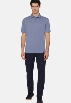 Polo In Cotone Supima Elasticizzato