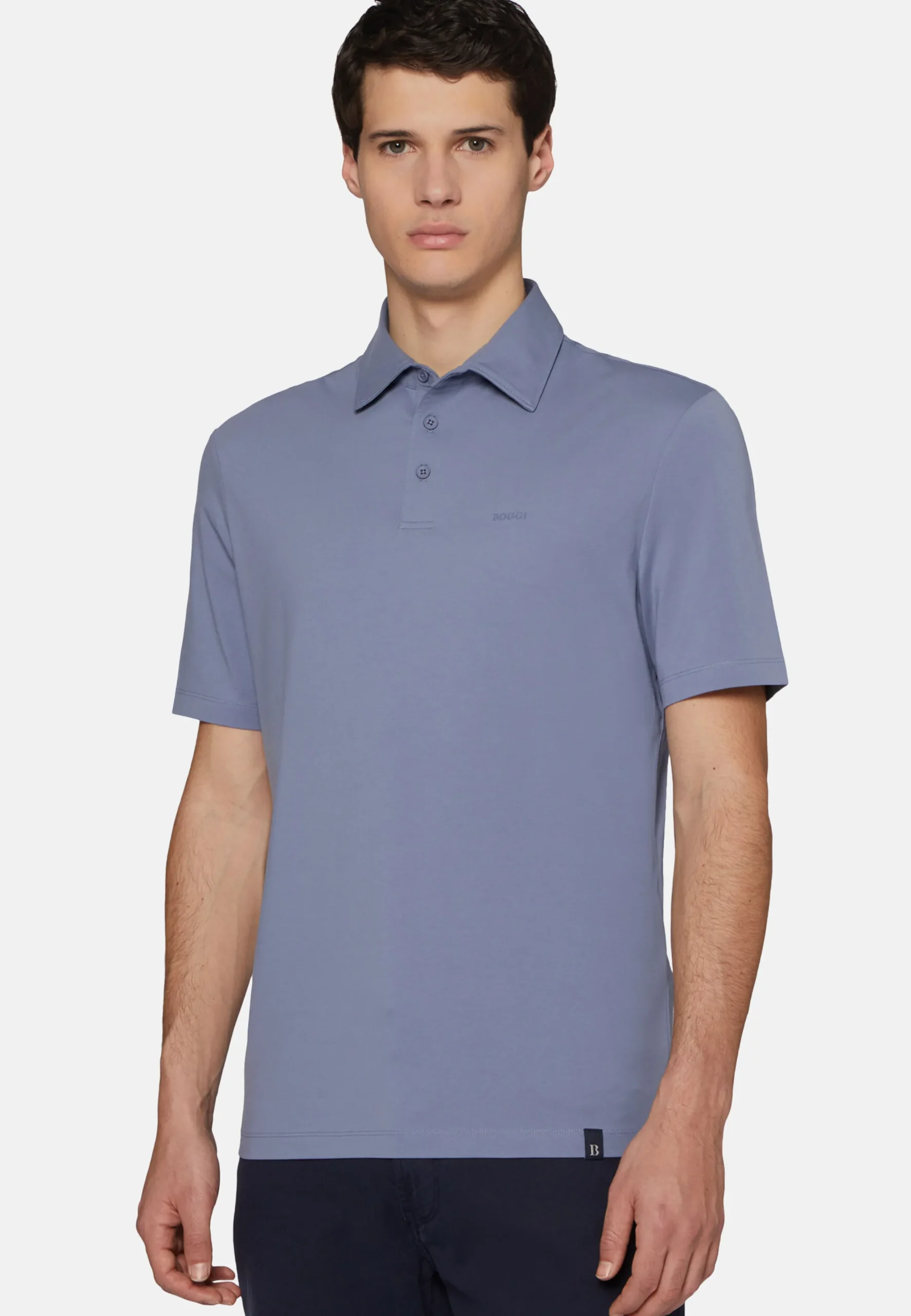 Polo In Cotone Supima Elasticizzato