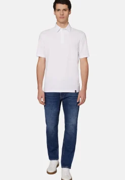 Polo In Cotone Supima Elasticizzato