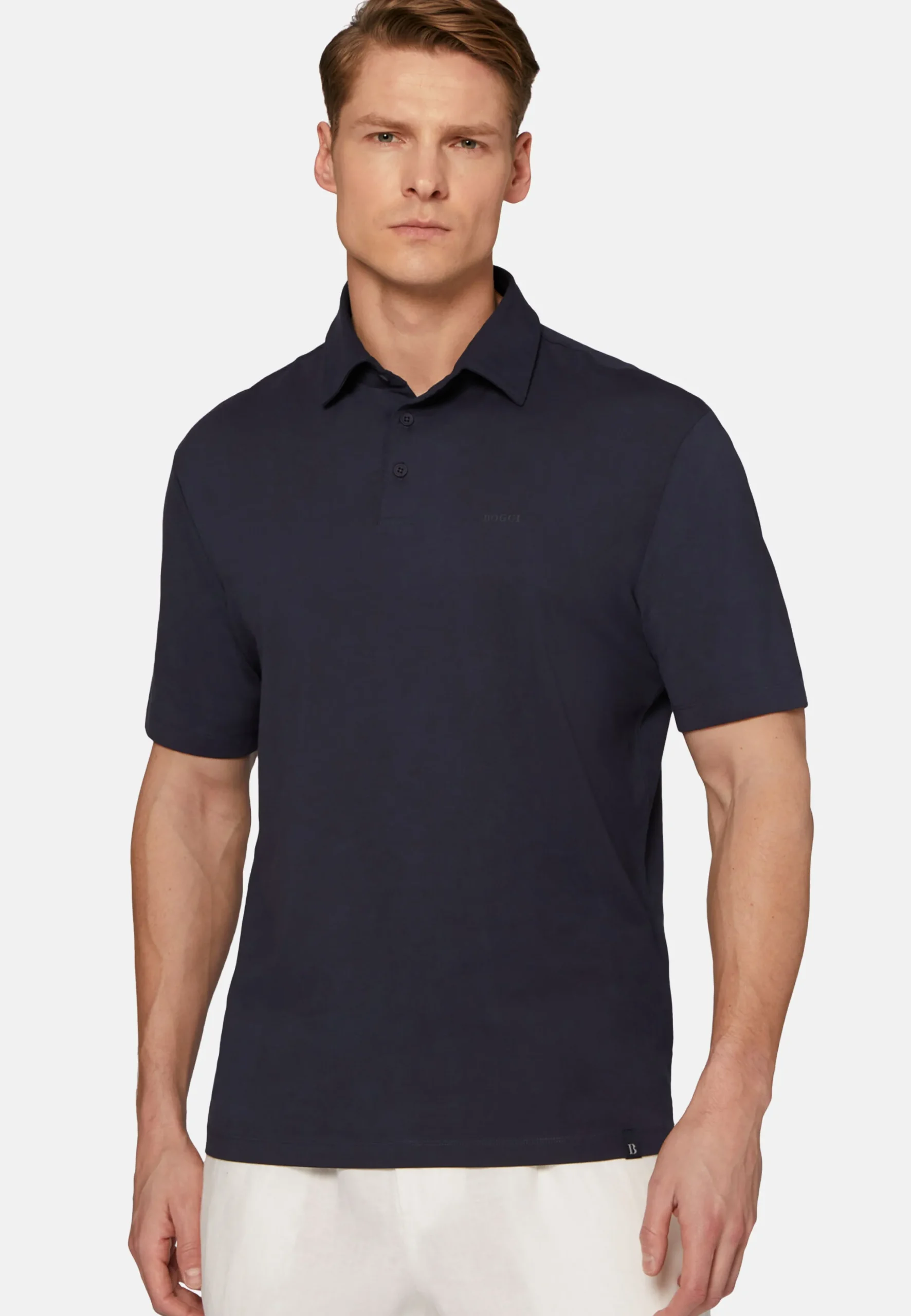 Polo In Cotone Supima Elasticizzato