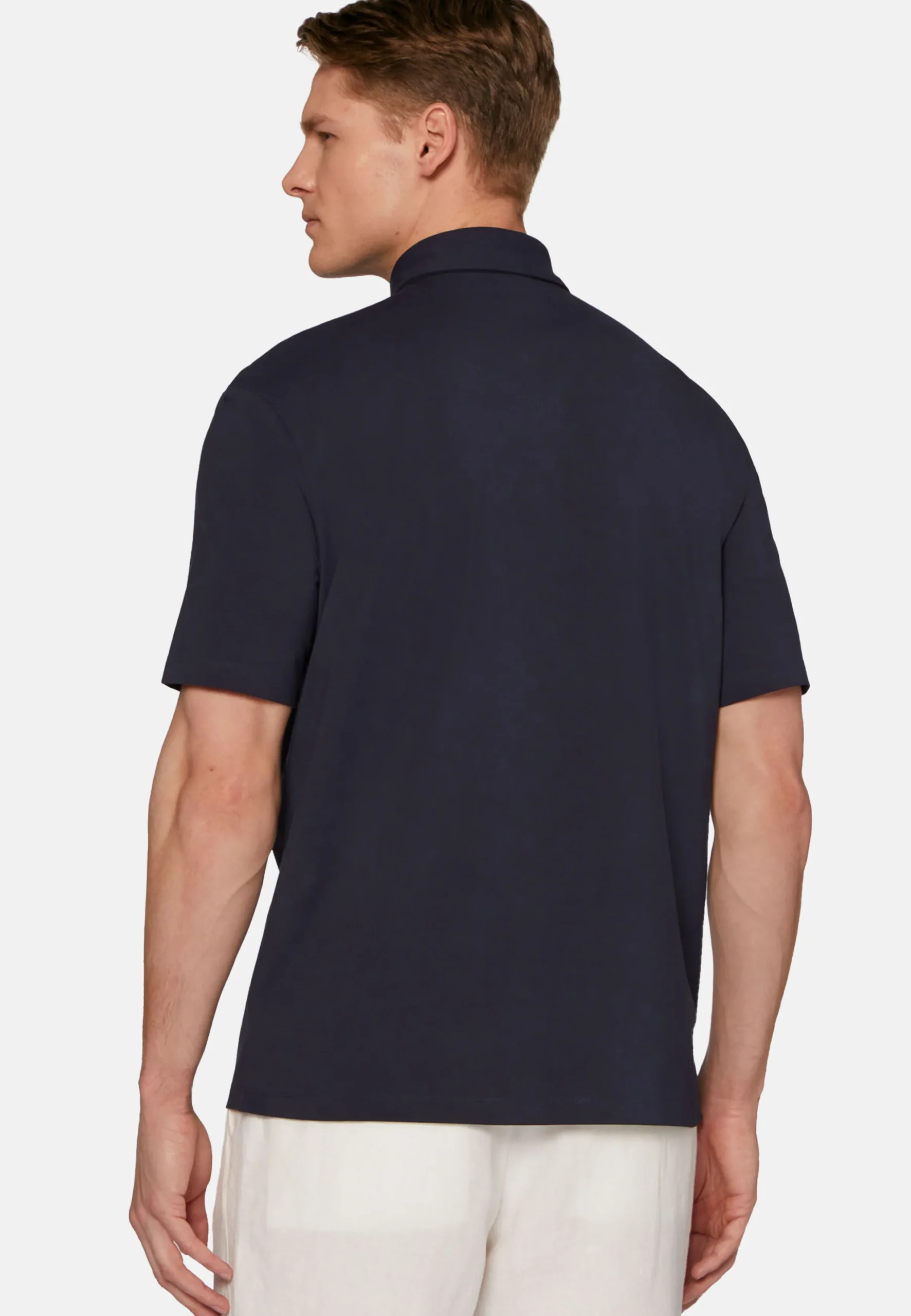 Polo In Cotone Supima Elasticizzato