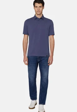 Polo In Cotone Supima Elasticizzato