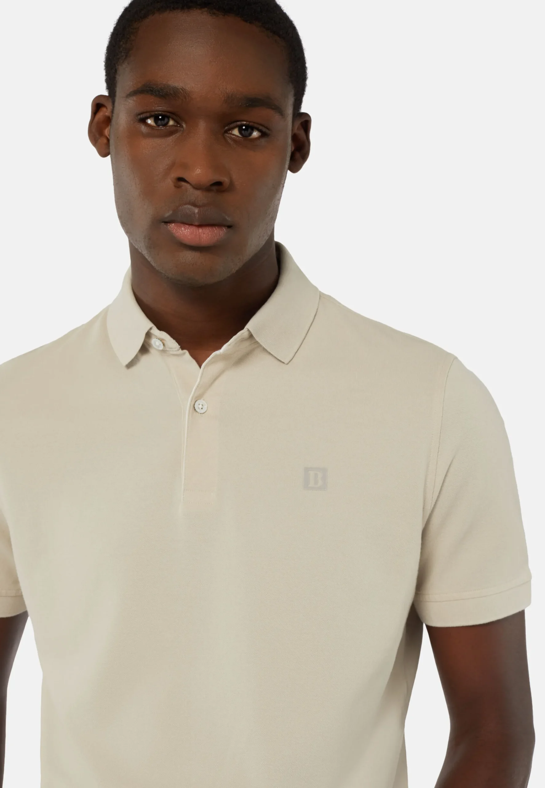 Polo In Piquè Di Cotone