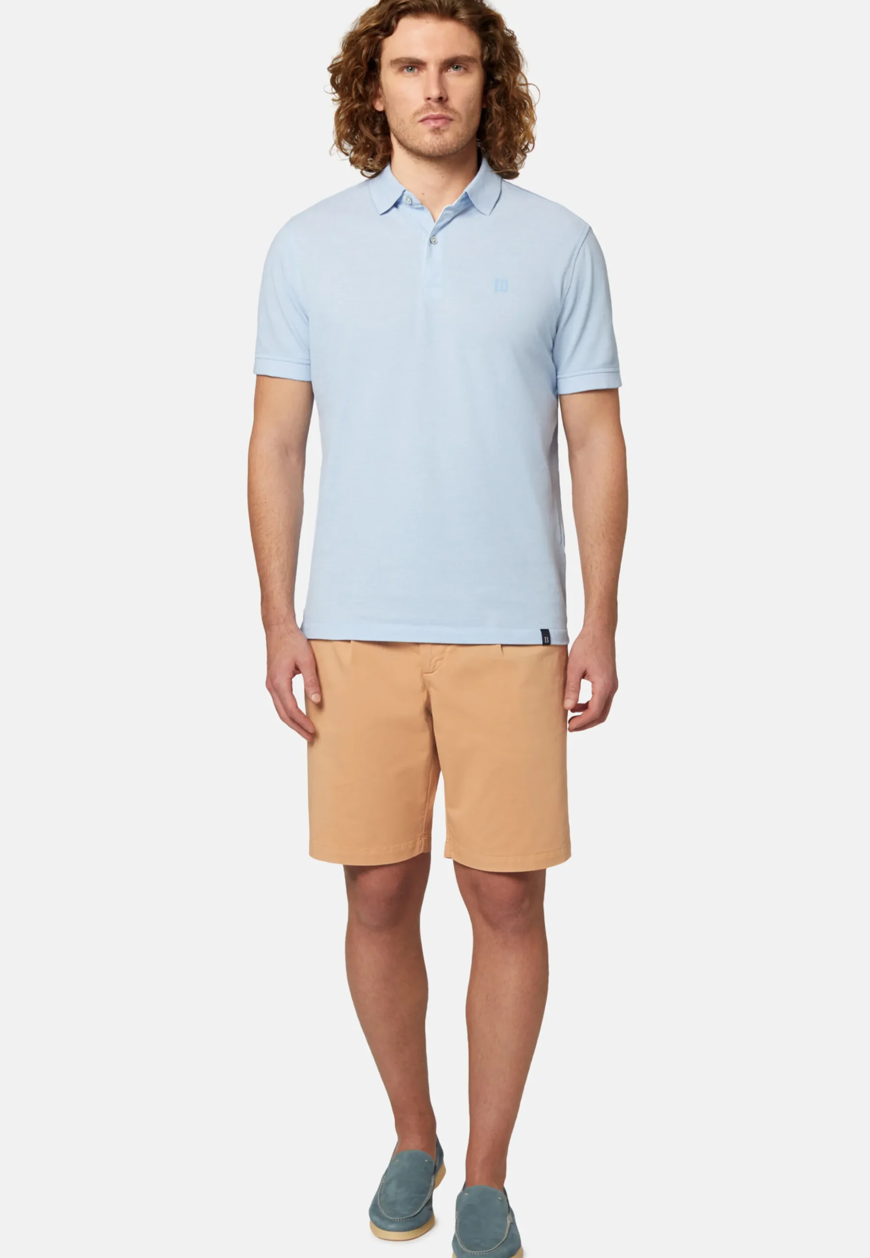 Polo In Piquè Di Cotone