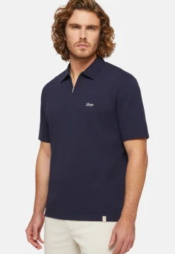 Polo In Piquè Di Misto Cotone Organico