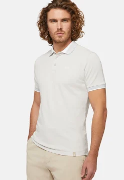 Polo In Piquè Di Misto Cotone Organico