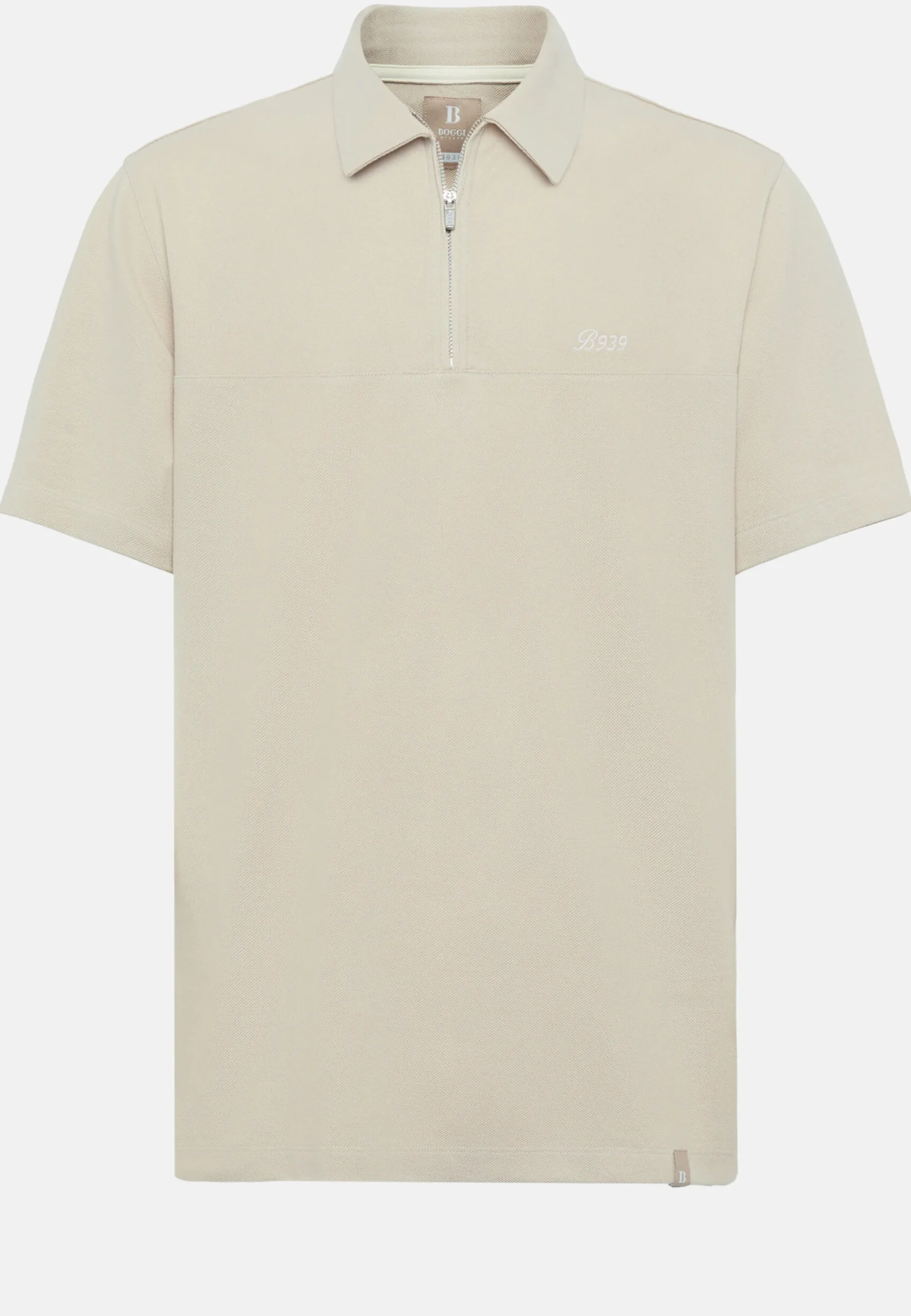 Polo In Piquè Di Misto Cotone Organico