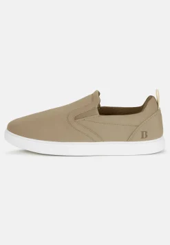 Slip On Taupe In Tessuto Tecnico Navy Blu