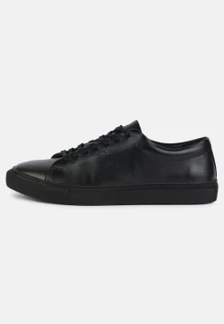 Sneakers Con Logo In Pelle Nere