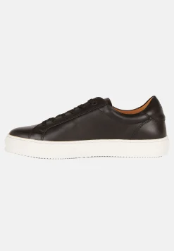 Sneakers In Pelle Nera