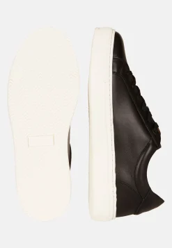 Sneakers In Pelle Nera