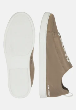 Sneakers In Tessuto Tecnico Color Taupe