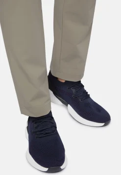 Sneakers Willow In Filato Riciclato Navy Blu