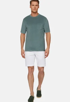T-Shirt In Cotone Nylon