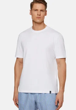 T-Shirt In Cotone Supima Elasticizzato
