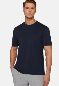 T-Shirt In Cotone Supima Elasticizzato