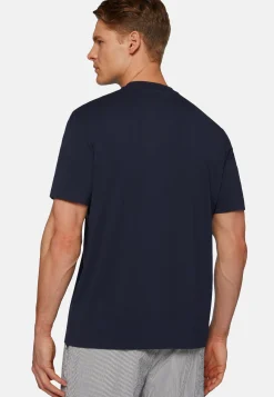 T-Shirt In Cotone Supima Elasticizzato
