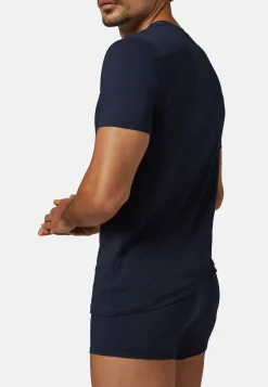 T-shirt In Jersey Di Cotone Elasticizzato