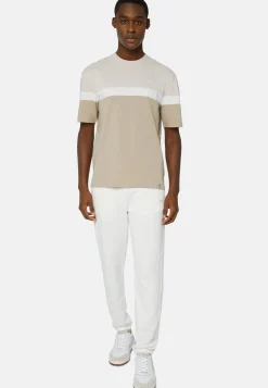 T-Shirt In Misto Cotone