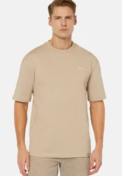 T-Shirt In Misto Cotone