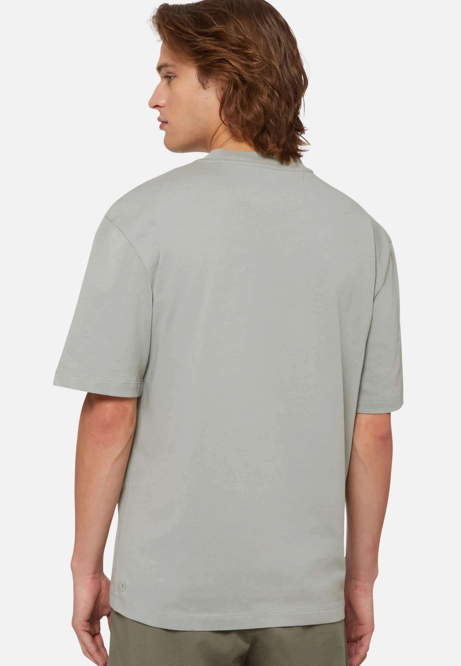 T-Shirt In Misto Cotone