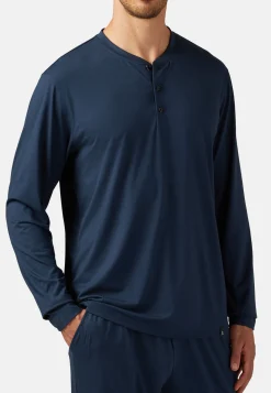 T-shirt Pigiama In Misto Viscosa Manica Lunga