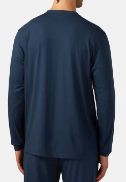 T-shirt Pigiama In Misto Viscosa Manica Lunga